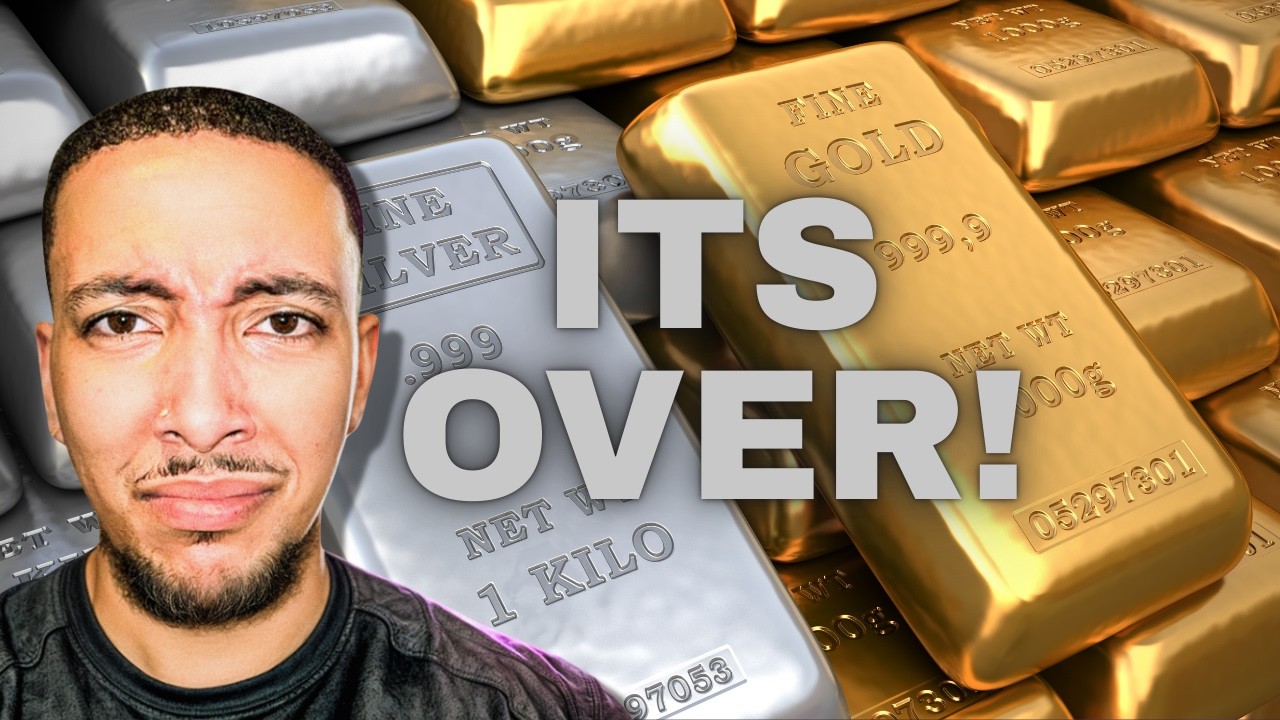 GOLD AND SILVER CRASH 40%... IS IT ALL OVER? - YouTube