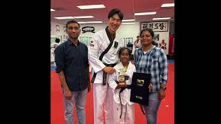 Rithvika's Black Belt Test - World Taekwondo Center.