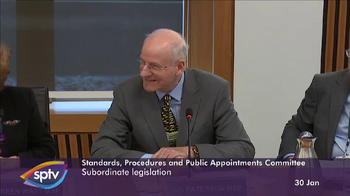 Standards, Procedures and Public Appointments Committee - 30 January 2020