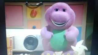 Barney doll with Popcorn Movie in Lights Camera Action: A Movie Adventure