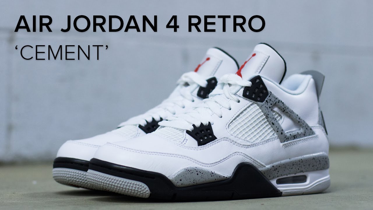 Jordan "Cement" Shoe Review and Review - YouTube