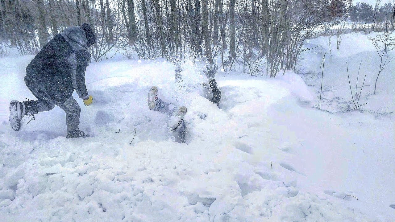 The Beast From The East Snow Storm Oldham Uk Manchester 18 4k Youtube