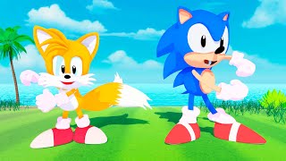 DANÇA DO SONIC  Roblox - Classic Sonic And Tails Dancing Meme 