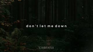 the chainsmokers ft. daya - don't let me down (sped up + reverb) Resimi