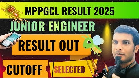 MPPGCL Junior Engineer Result 2025 Out 🔥 | All Trade Cut Off Marks Revealed!