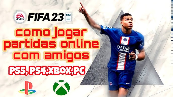 FIFA 23 COMO JOGAR ONLINE COM 2 PLAYERS no MESMO CONSOLE ( como jogar  online de 2 no mesmo console ) 