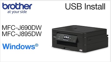 Install MFCJ895DW or MFCJ690DW with USB - Windows