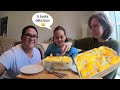 HANA AND SOPHIA TRIED PILIPINO DESSERT (MANGO FLOAT)