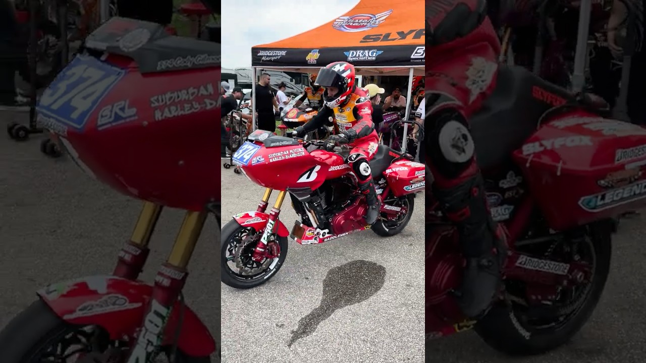Bagger Racing League Cody Gilmore 2020 Harley Davidson Road Glide BRL Gingerman Raceway MI. 2024 #3
