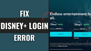 How To Fix Disney  Login Errors