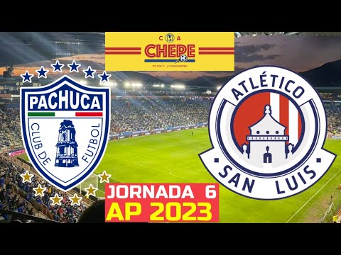 PACHUCA VS ATLÉTICO SAN LUIS EN VIVO jornada 6 apertura 2023