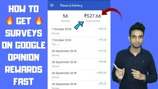 Get 100 % Survey In Google Opinion Reward 2018 With My Earning Proof