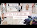 Wardrobe Declutter + Organisation/ Closet Storage Hacks