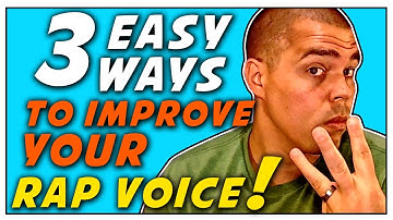 3 Easy Ways To Improve Your Rap Voice Today! | Vocal Performance Tips