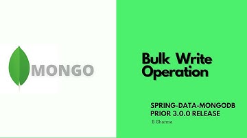 Mongo Bulk Write Operation #bulkOperation #mongodb #saveall