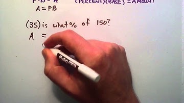 Basic Percentage Equation , Part 3 , Intermediate Algebra , Lesson 35