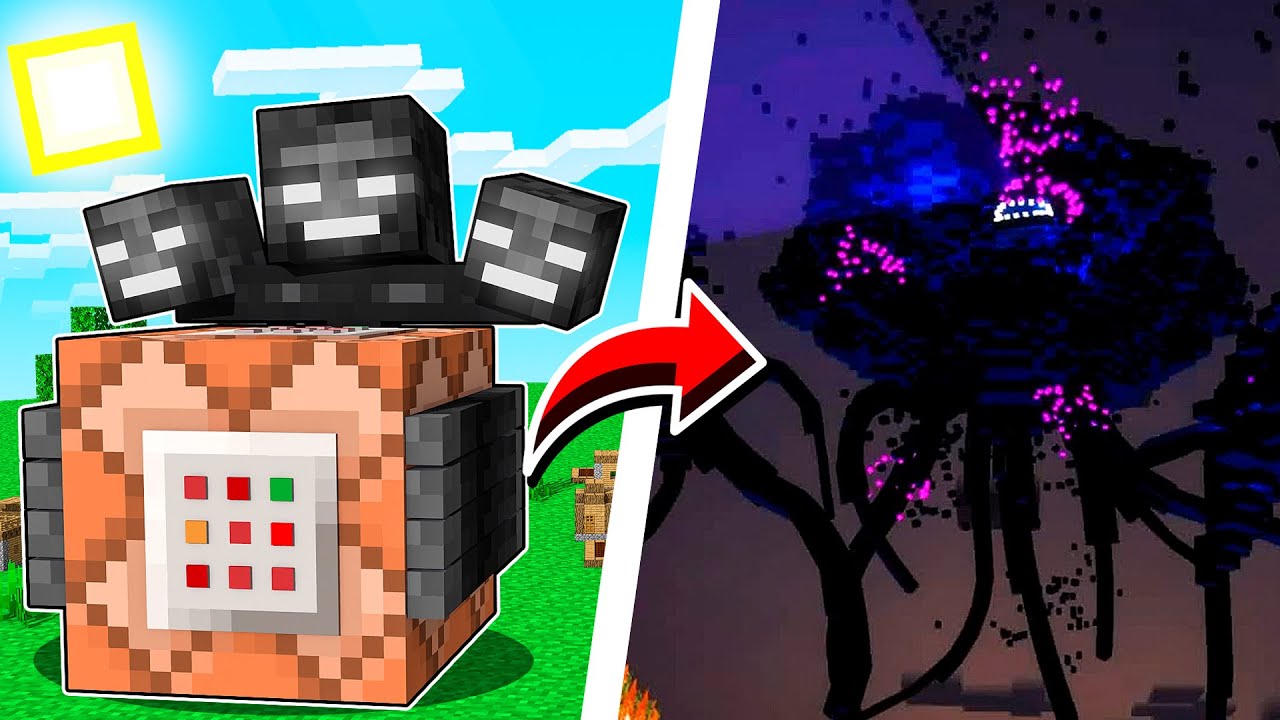 CRIANDO O WITHER STORM NO MINECRAFT 