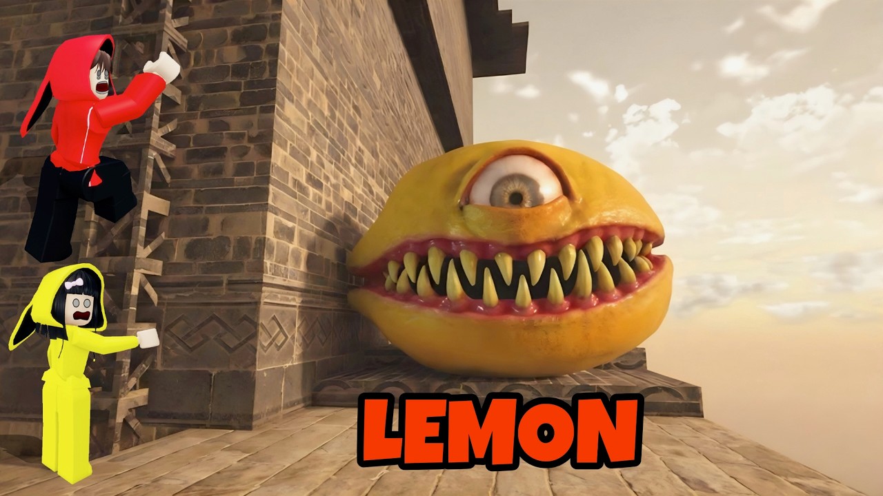 Yuta, Mio Dan Baby Celine Dikejar Monster Lemon Anomaly || ROBLOX
