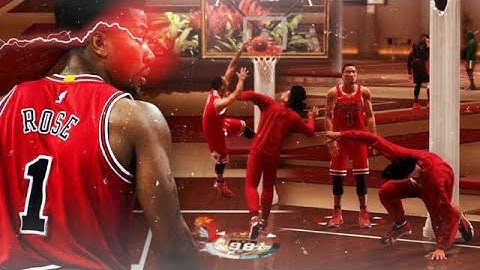 99 OVR DERRICK ROSE BUILD in NBA2K19 - MVP D ROSE