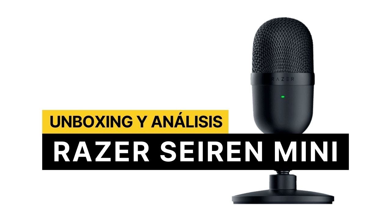 Razer Seiren Mini  Unboxing, pruebas y análisis en español 