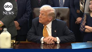 President Trump says 'killing in Iran is stopping' amid protests