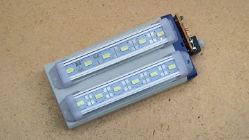 How To Make Rechargeable LED Emergency Light - At Home