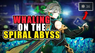 I Whaled on the new Spiral Abyss (World Record Clear) | Genshin Impact