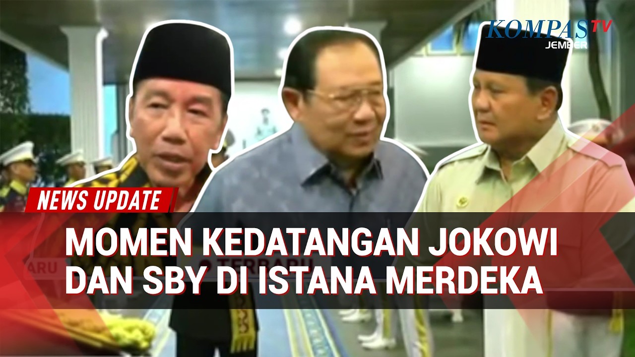 Momen Jokowi dan SBY Tiba di Istana Jelang Pertemuan Dengan Presiden Prabowo