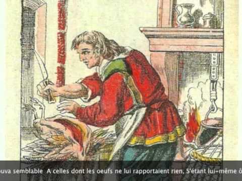Ref:xd2LLzbbXCw la poule aux oeuf d'or, fable de la fontaine
