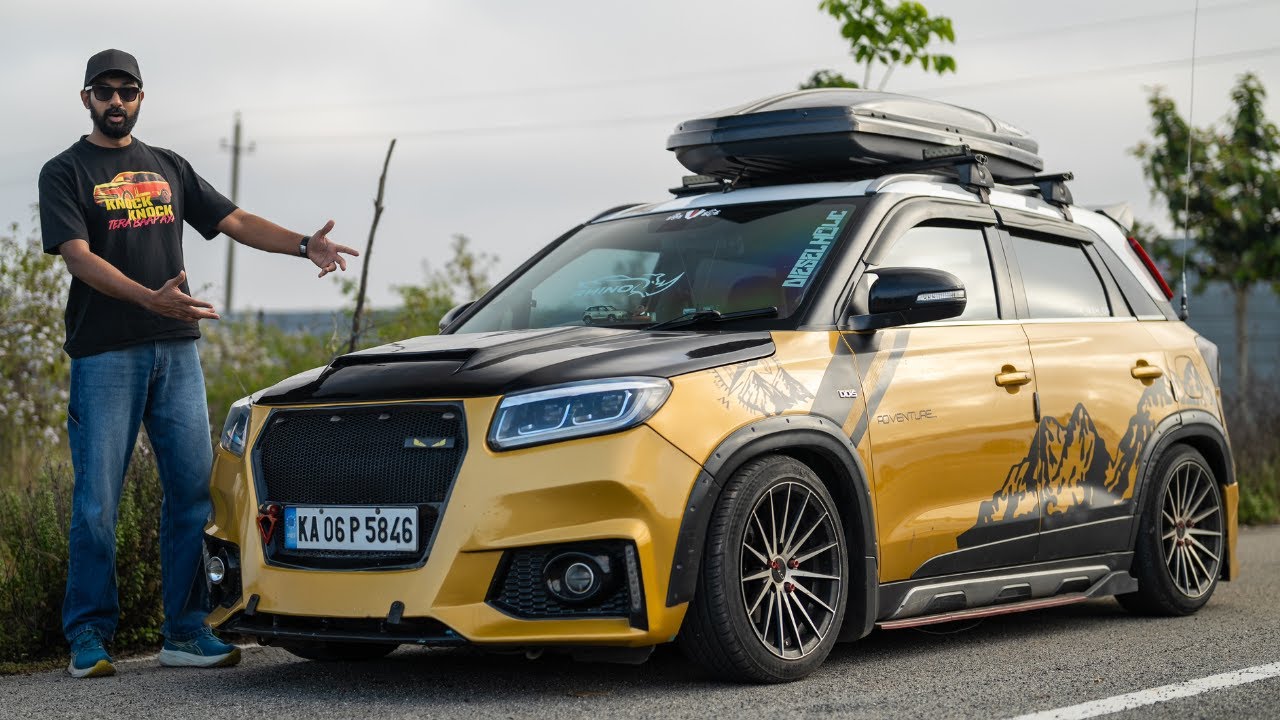 Modified Maruti Brezza Has Air Suspension - Rs. 9 Lakh Cost Of Mods | Faisal Khan