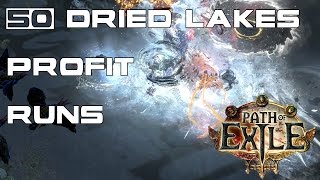 Path of Exile: Result of 50 Dried Lake Runs - Cost & Returns!