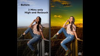 High-end portraits retouch editing in Lightroom no Photoshop in just 3 mins. Free preset attached.