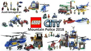 All Lego City Mountain Police Sets 2018 - Lego Speed Build Review