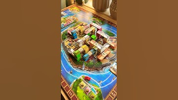 Most Unique Euro Board Game I Played! ☺️🌿🌻 #boardgame #gaming #tabletopgames