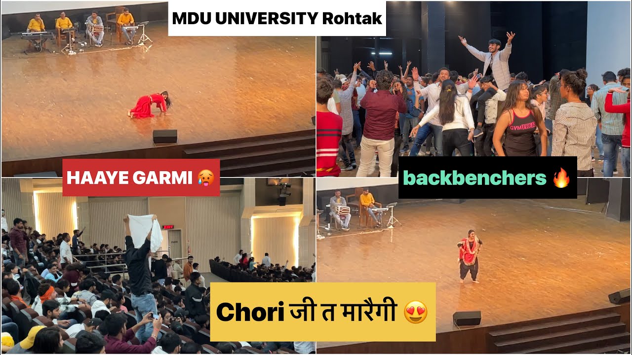 लड़कियों का जबरदस्त dance 💃 ॥ MDU University Fest 2022