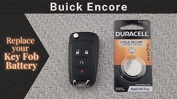 How to Replace a 2013-2016 Buick Encore Key Fob Battery