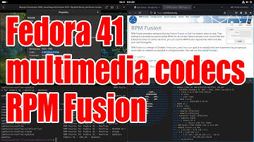 Fedora 41 how to install video codecs - RPM Fusion tutorial - November 2024 - 62ee0c6b