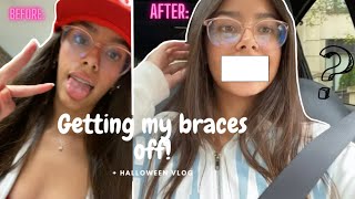 Getting my braces off + halloween vlog. *Vlogmas day 1*