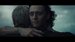 Loki and Mobius saying goodbye, episode 5 scene