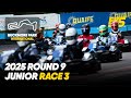 2025 EKS Round 9 | Junior Race 3 | Buckmore Park | Full-Race Replay