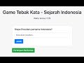 Game Tebak Kata Sejarah Indonesia (Source Code HTML, CSS, Javascript)
