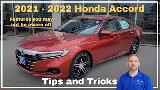 2021  2022 Honda Accord Tips and Tricks