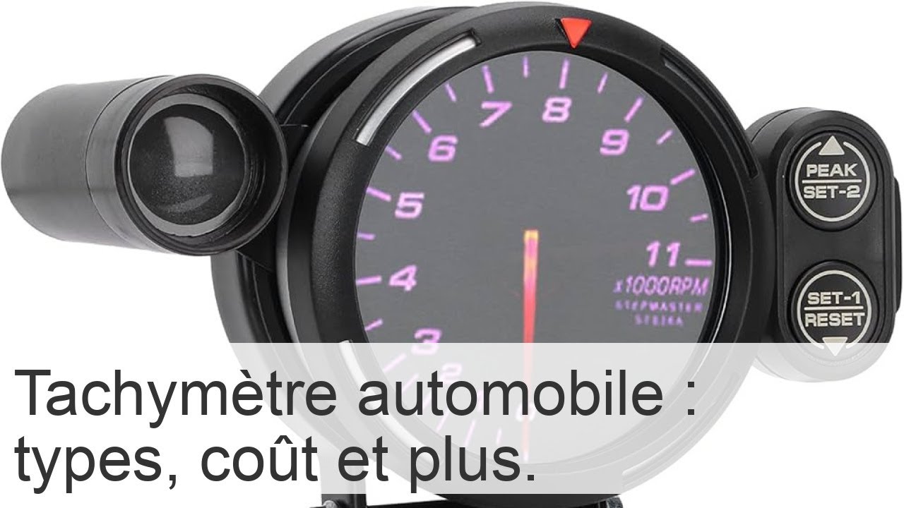 Qu'est-ce qu'un tachymètre automobile? Types, coût de remplacement et ...