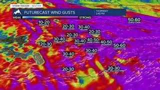 Extreme Winds Across Montana Thursday