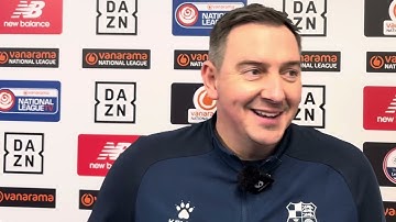 REACTION | Neil Gibson speaks after the 4-2 win against Ebbsfleet United