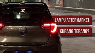 Myvi Facelift Pasang Lampu Raya Dragon Scale