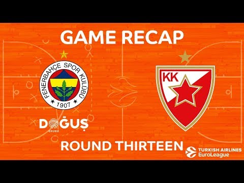 Highlights: Fenerbahce Dogus Istanbul - Crvena Zvezda mts Belgrade