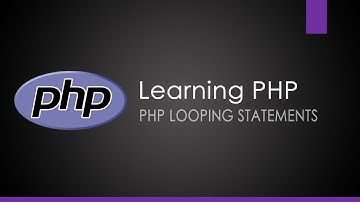 Learning PHP - Looping Statements