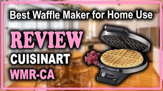 Cuisinart WMR-CA Round Classic Waffle Maker Review - Best Waffle Maker for  Home Use