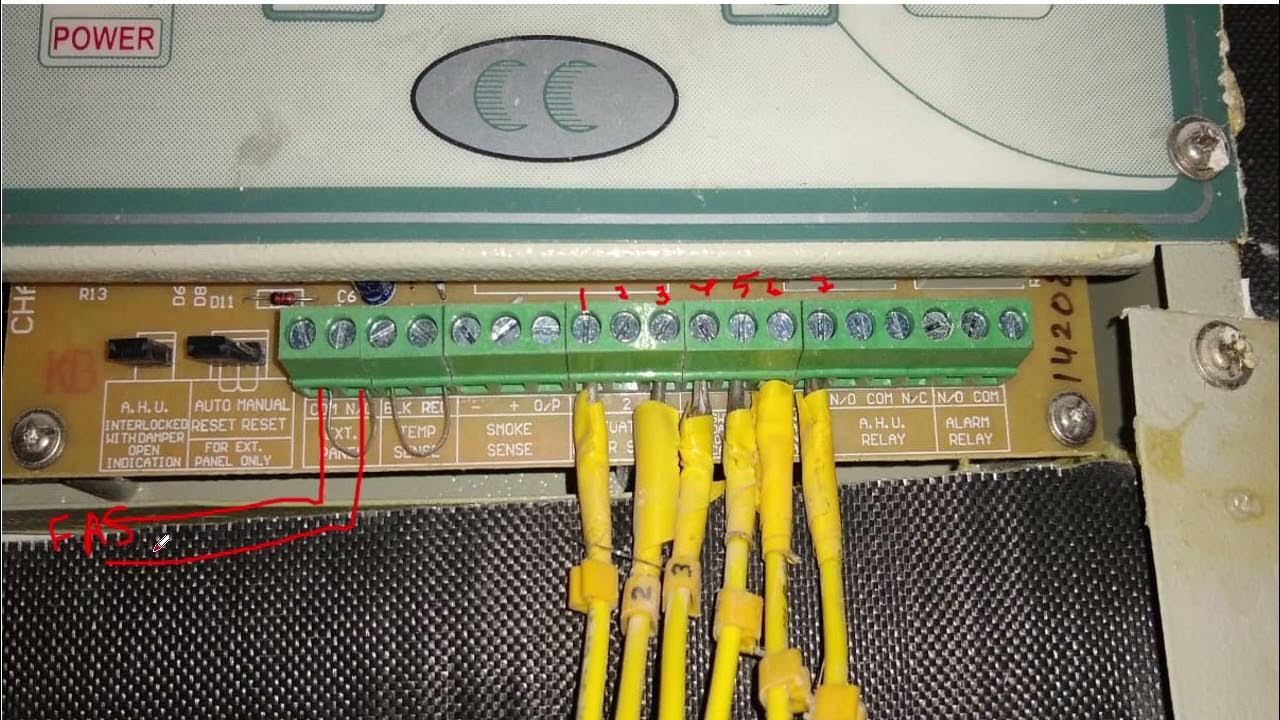 Integration details of fire damper with Fire Signal and AHUs | Fire